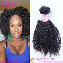 Wholesale top quality indian hair extensions 100% unprocessed virgin indian kinky curly human hair weave